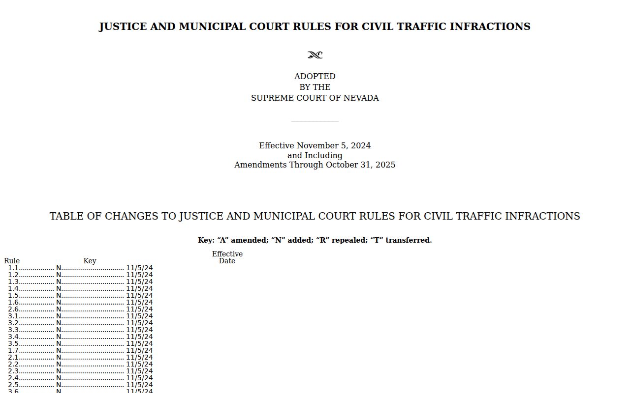 Lincoln County municipal court warrant source showing civil traffic rules and no-warrant boundary
